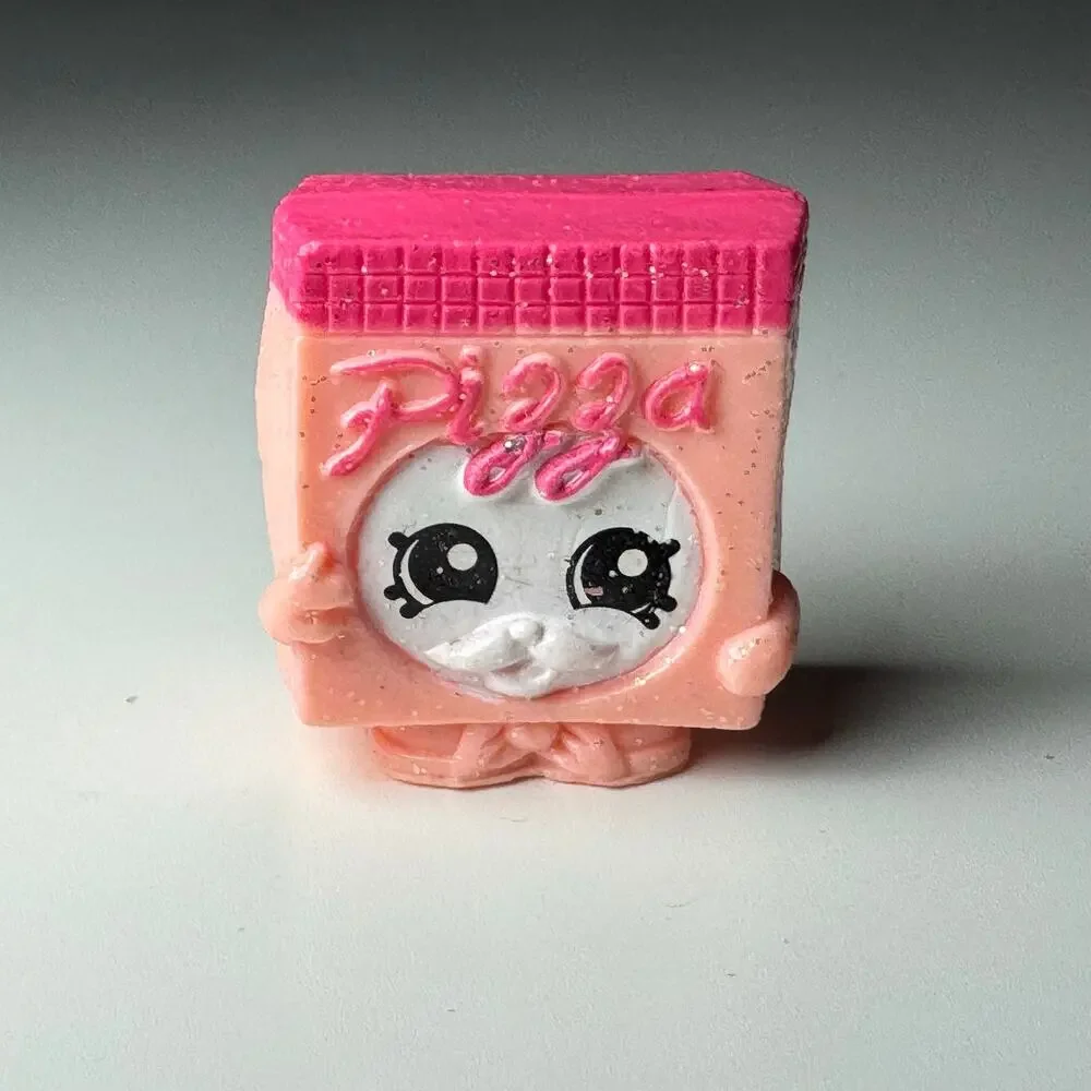 Shopkins Figurine Pa'Pizza Pink Glitter Sparkly Season One Exclusive Mystery